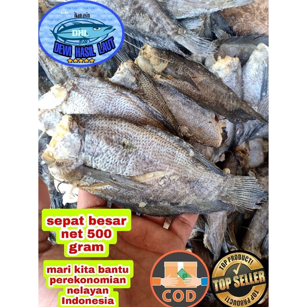 

Ikan asin sepat siam 500 gram