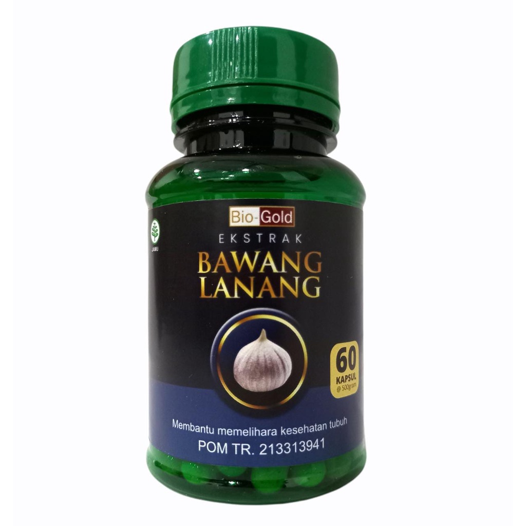 Extrak Bawang Lanang Bio Gold 60 Kapsul Bawang Putih Lanang SUPER PRIMA