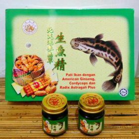 

SARIPATI IKAN GABUS PLUS GINSENG - LAOSHAN BRAND ( 1 kotak berisi 6 botol)PENYEMBUHAN LUKA PASCA OPERASI/IKAN GABUS/MINUMAN IKAN GABUS BOTOL/IKAN GABUS GINSENG