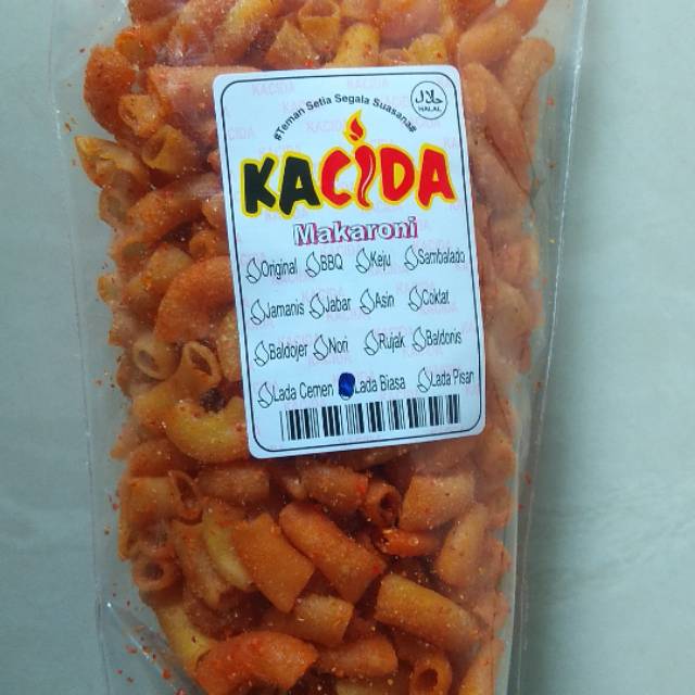 

Makaroni rasa 'KACIDA', renyah dan gurih