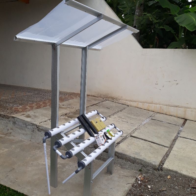 Paket Lengkap Instalasi Hidroponik 2 Dim NFT DFT