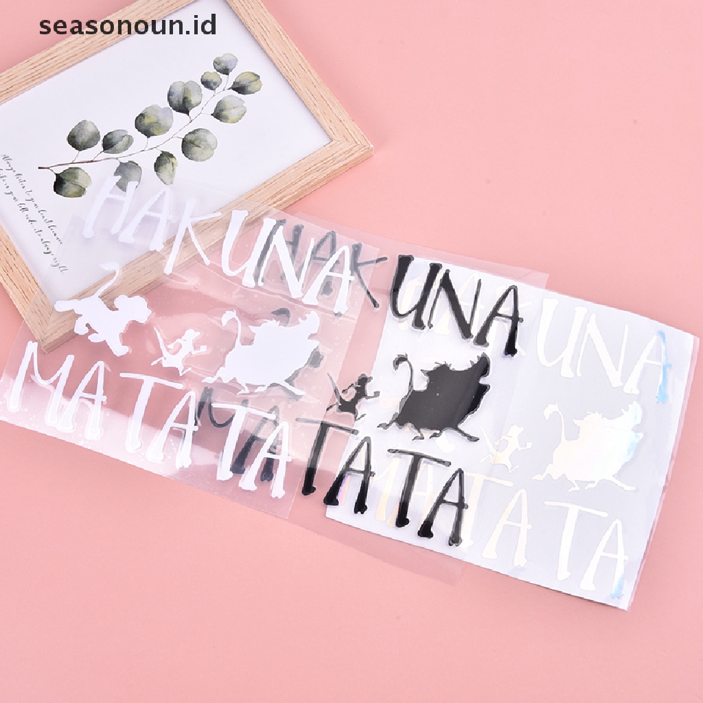 【seasonoun】 Car Stickers Animal Motorcycle Decorative Accessories .