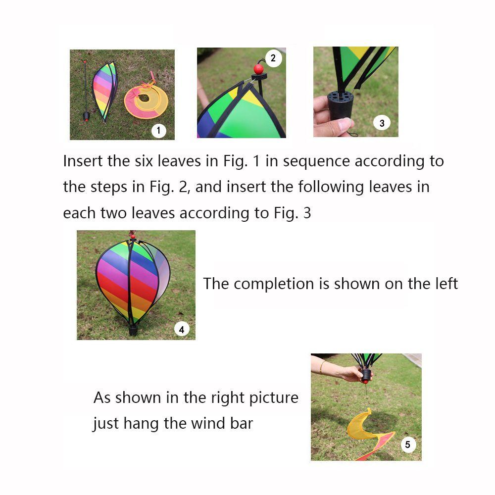 Suyo Kincir Angin Putar Warna-Warni Untuk Dekorasi Halaman / Outdoor