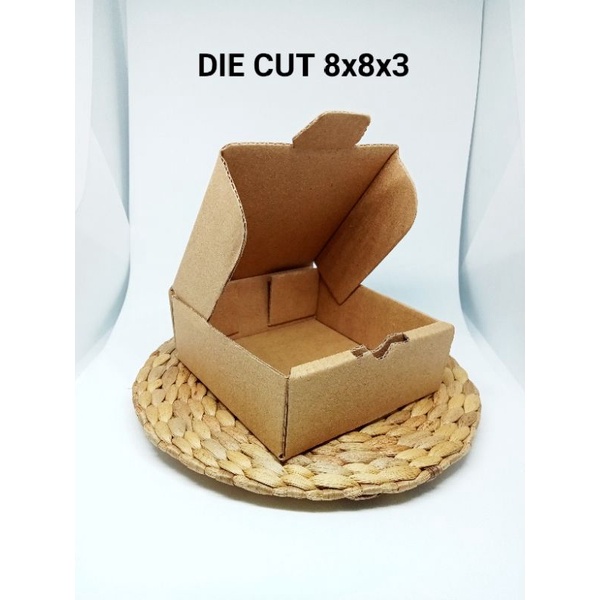 DIE Cut 8x8x3 CM Box Packaging