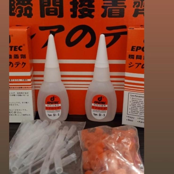 

Terbaik|LR36|[50 pcs] lem epotec / apotec merek j /lem serba guna/ leme setan/ kuat / power glue