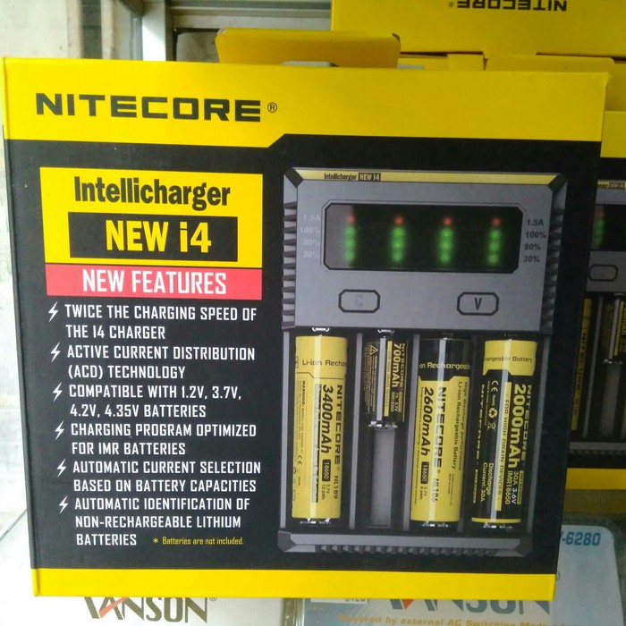 Intellicharger i4 intelli charger Nitecore 2014 version
