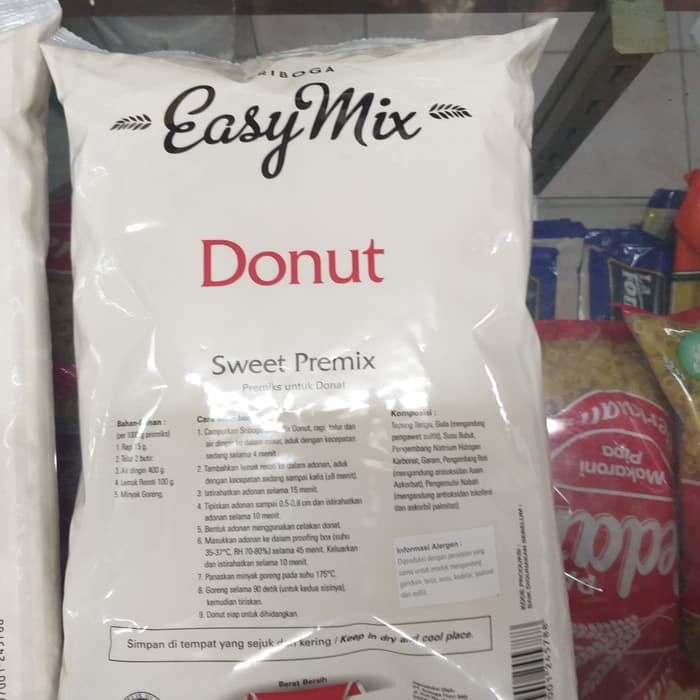easymix donut 1kg tepung premix donat sriboga