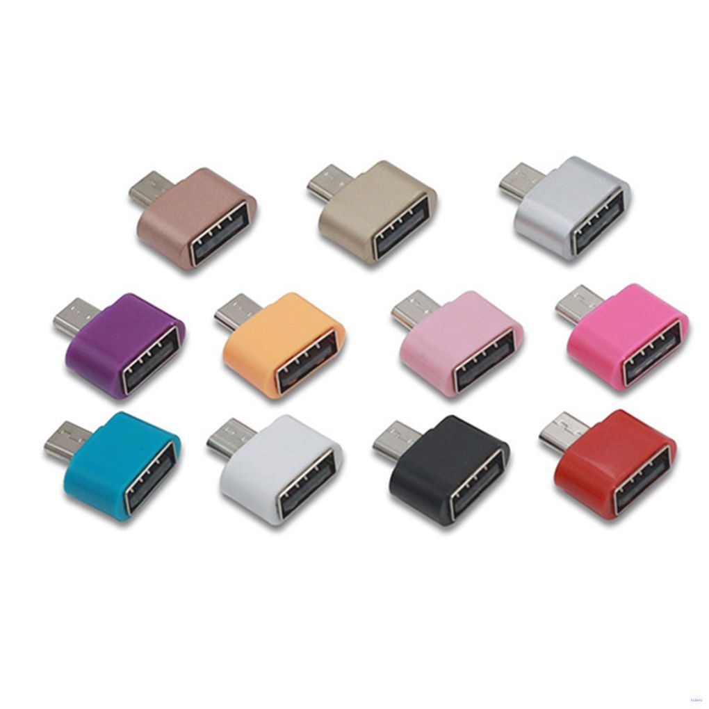 (Ready Stock) Adapter Otg Pembaca Kartu Mikro Usb Flash Mouse Keyboard Ekspansi Untuk Ponsel Tablet