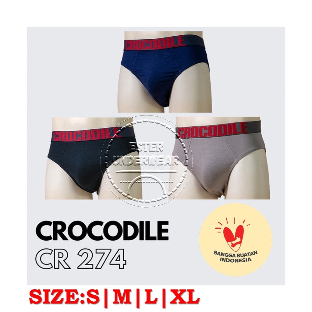 Celana Dalam Pria CROCODILE CR 274 ISI-2 PCS