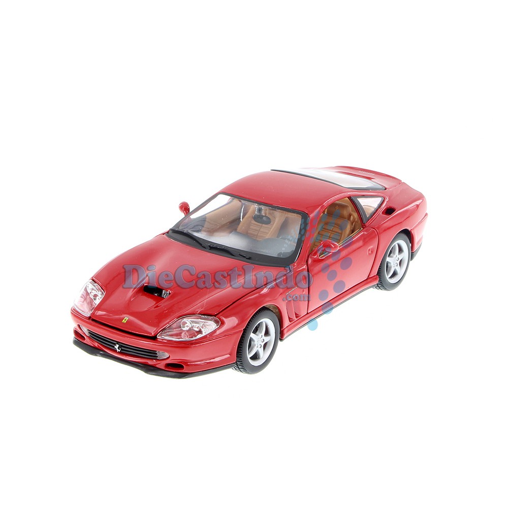 BBurago - Ferrari 550 Maranello, Merah - Skala 1:24