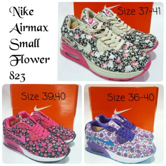 Sepatu Cewek Nike Airmax Woman Small Flower Bunga