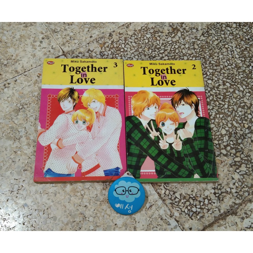 komik cabutan together in love nomor 2 dan 3 / miku sakamoto manga