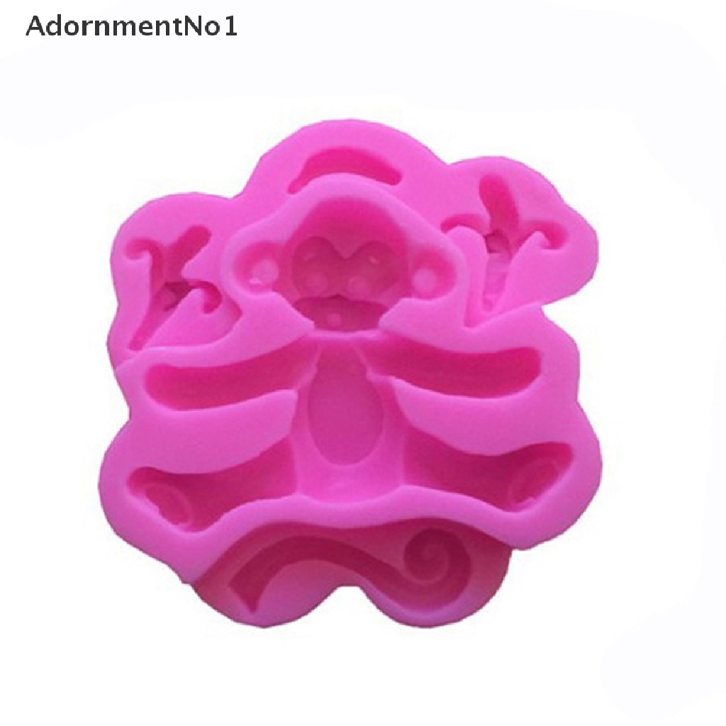 (AdornmentNo1) Cetakan Kue Bentuk Kelinci Paskah 3D Bahan Silikon