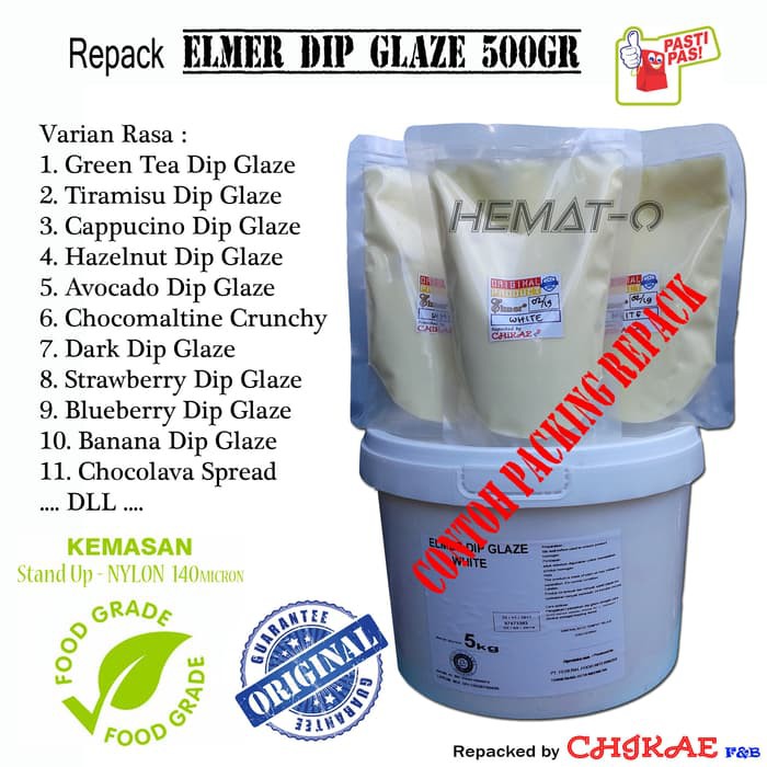 

Elmer 250gr Repack CHEESE Dip Glaze Spread