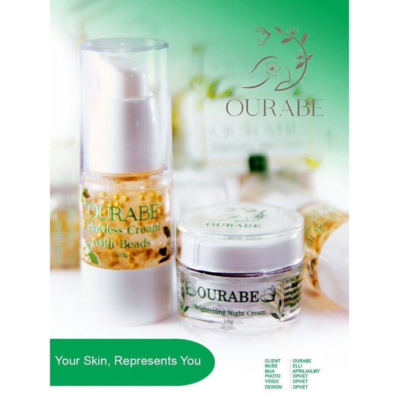 Paket skincare Ourabe 10000% Original pabrik