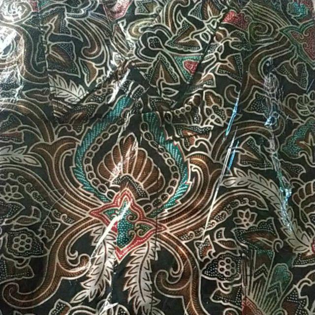 Couple Ayah Dan Anak Batik Cerbon Krem Mocca