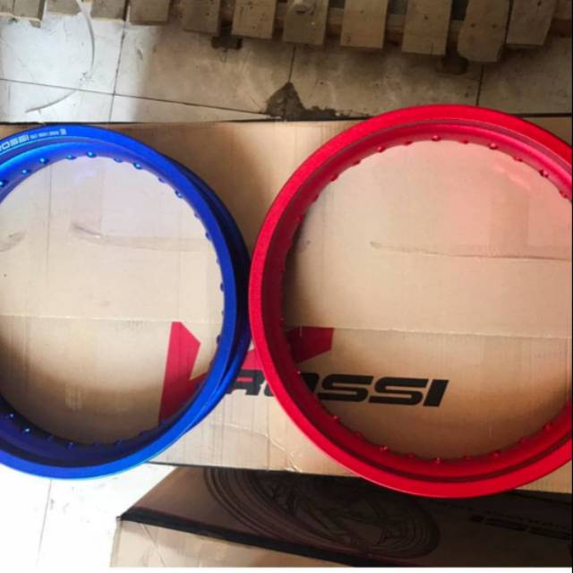 VELG ROSSI UKURAN 17 HOLE 36 WARNA MERAH 350 /300