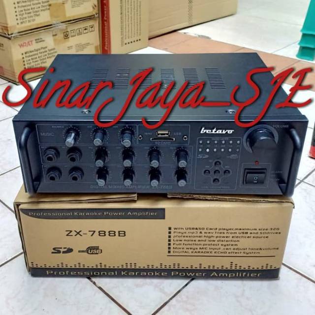 Amplifier betavo ZX 788B bluetooth