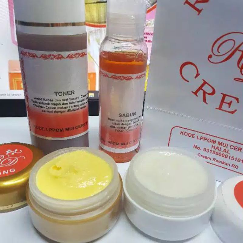 PAKET CREAM RACIKAN DOKTER  - Cream RD 4in1