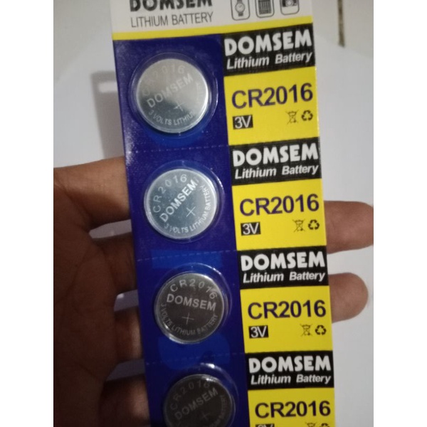 Baterai Bateray CR2016 CR2025  CR2032 Domsem Lithium batteray jam tangan murah batu batre baterai bateray kalkulator