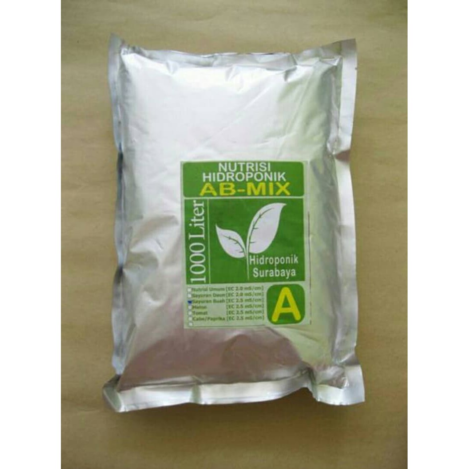 Pupuk Nutrisi AB Mix Hidroponik Surabaya Umum 5 Liter