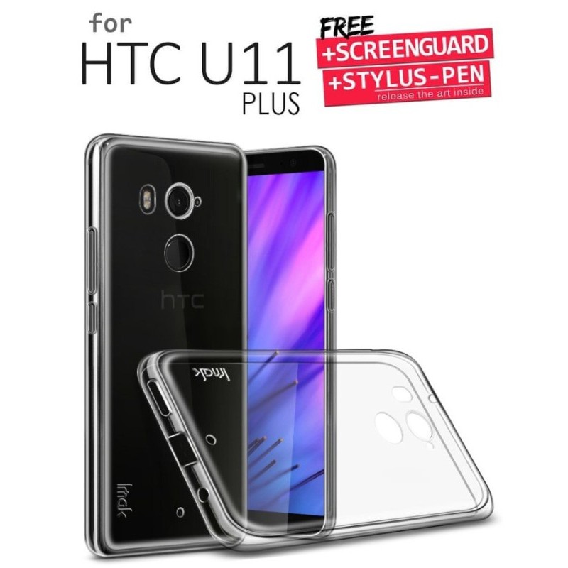 HTC U11 Plus U11+ - Imak Ultra Slim Protection Soft Case Cover