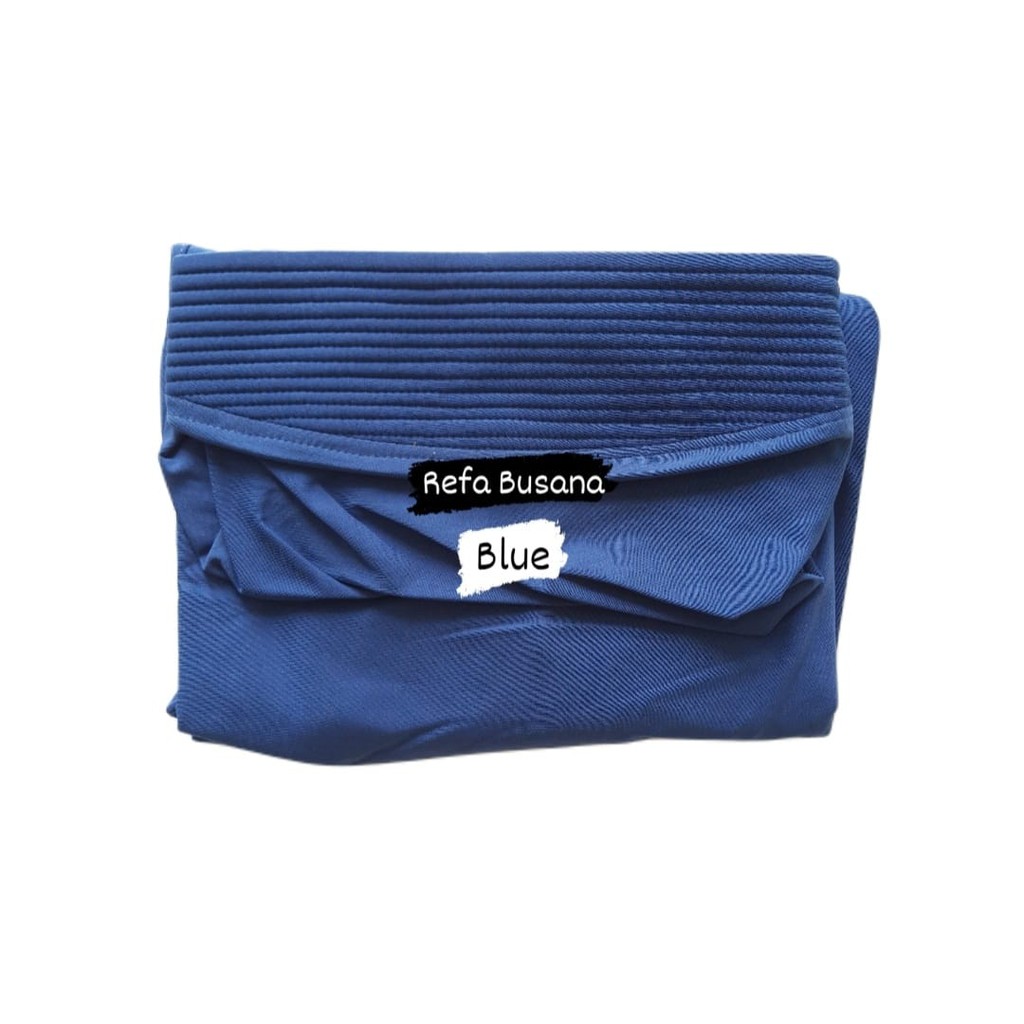 Jilbab Instan Kerudung Instan Jilbab Bergo Jersey Premium Sarah-Blue / Biru