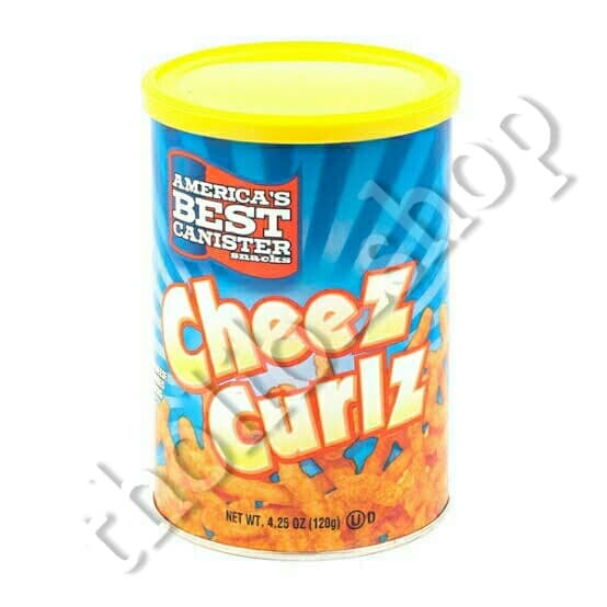 

American best canister cheez curlz 120 gram