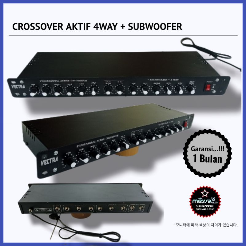 Crossover Aktif 4 Way rakitan Subwoofer
