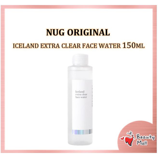 NUG Original Iceland Extra Clear Face Water 150ML Toner Wajah BPOM