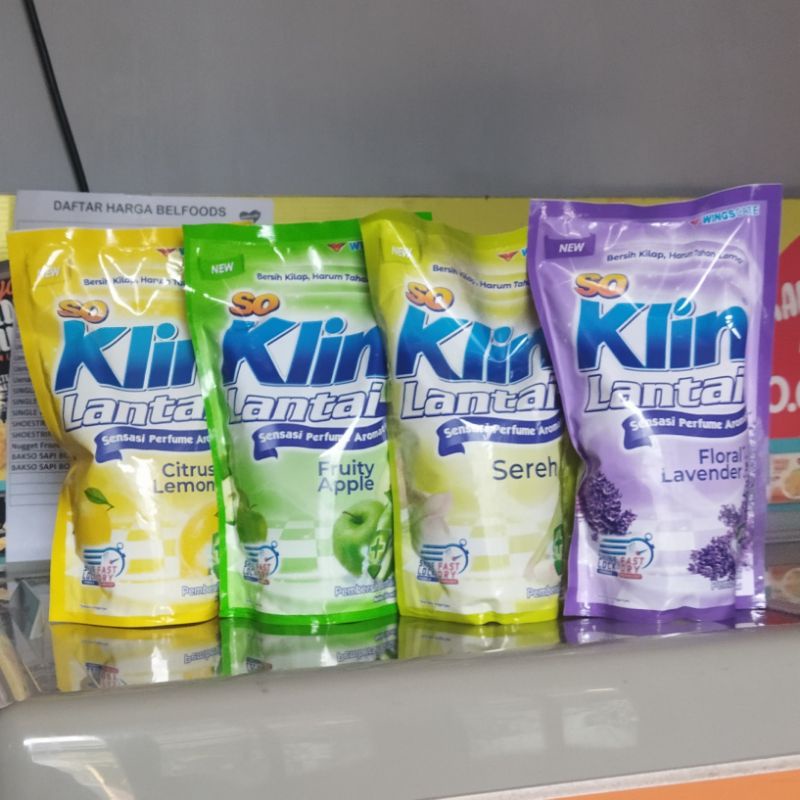 so klin lantai 780 ml