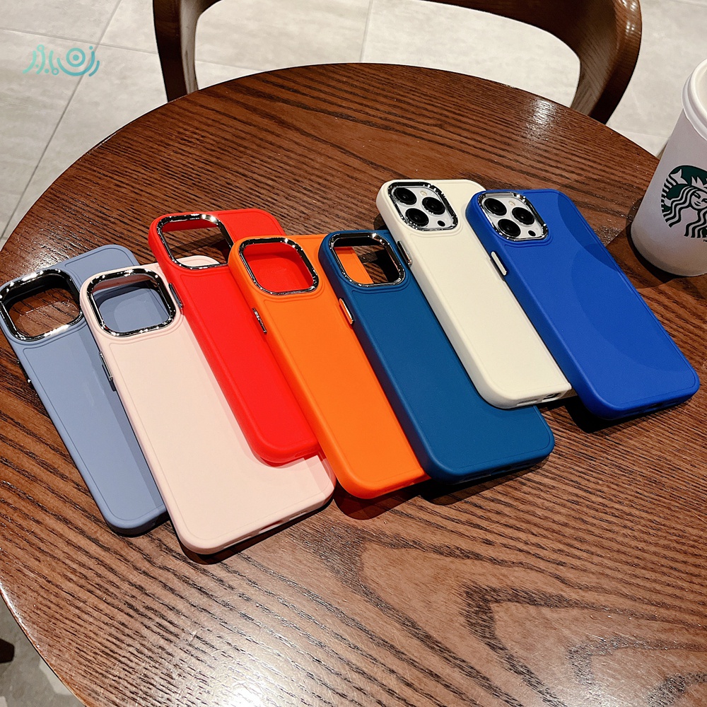 Case Bahan Silikon Warna Permen Tahan Banting Untuk iPhone 14 Pro MAX 14 Plus