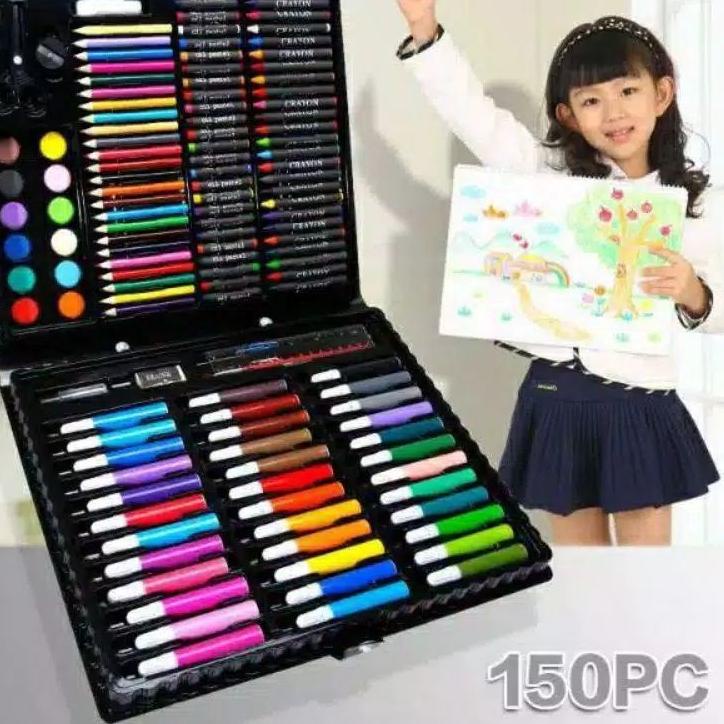 

New CDM CRAYON SET 150 PCS PENSIL WARNA ALAT LUKIS