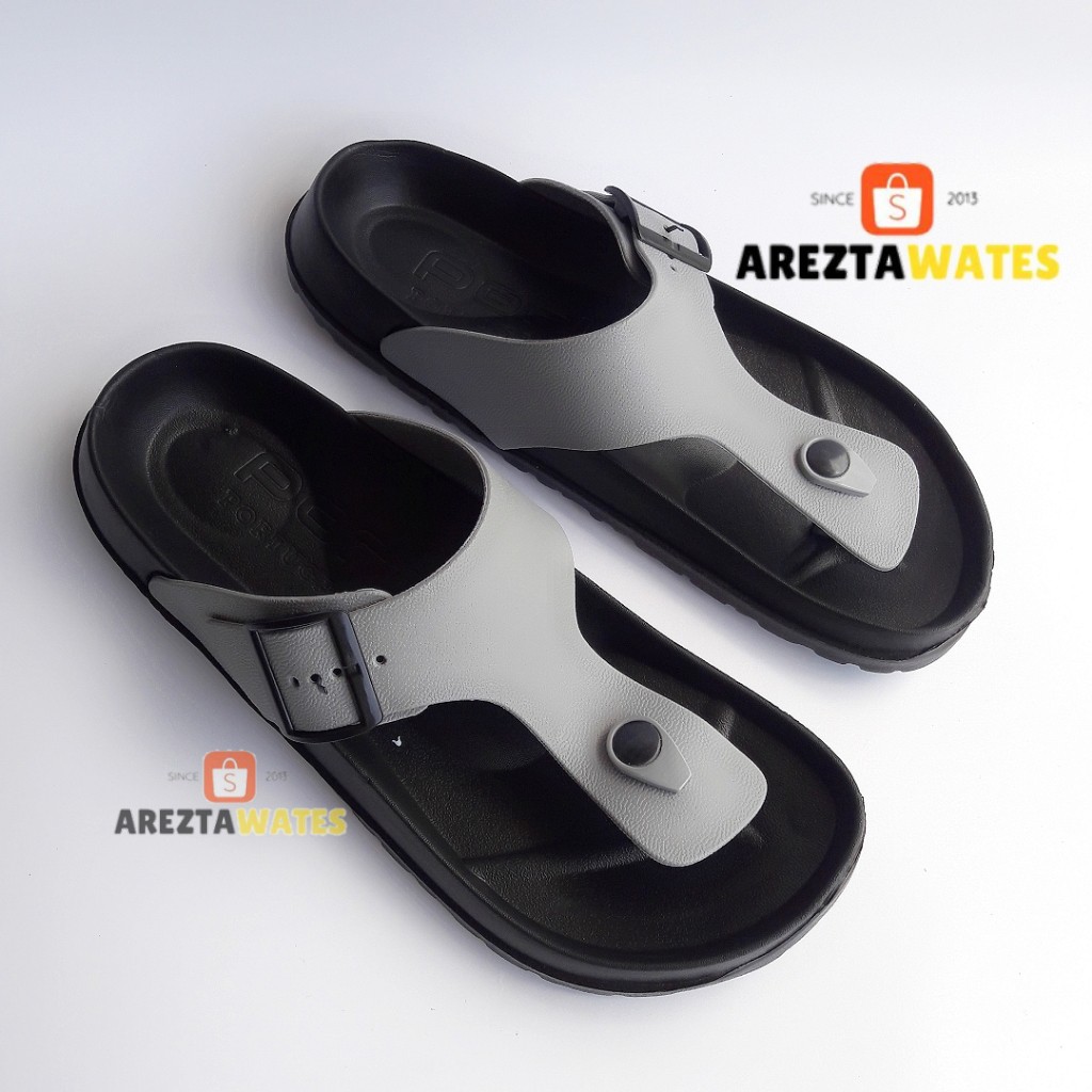 Sandal jepit karet remaja dewasa (36-44) kekinian porto 1028M