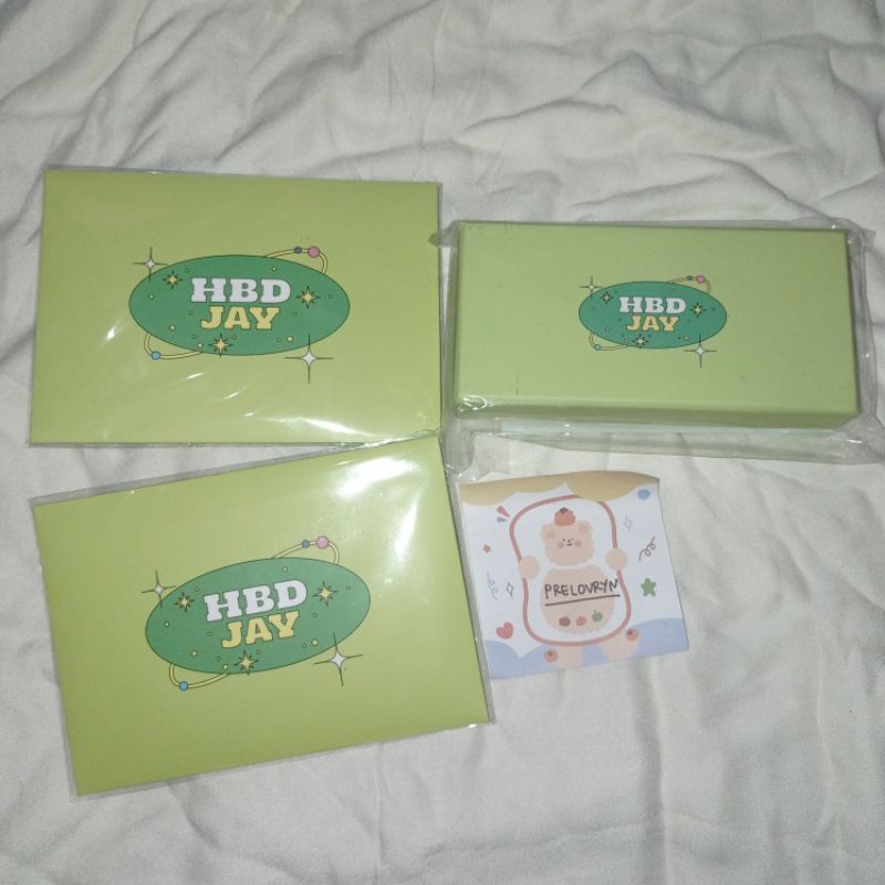 [READY INA] ENHYPEN JAY BIRTHDAY MERCH Wish Bracelet Set, DIY Photo Card Garland PC Photocard