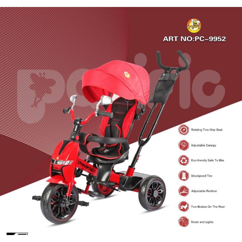 Sepeda Roda Tiga Anak Pacific 9952