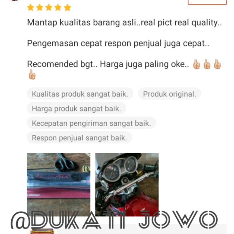 Stabilizer Stang Ride It Palang Stir CNC Universal