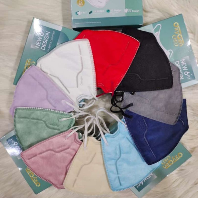 Masker Oxygen Pro model KN95-6ply Kemenkes