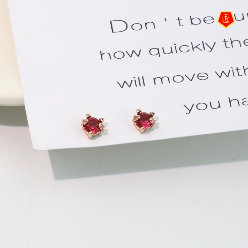 [Ready Stock]Silver Earrings Women's Fashion