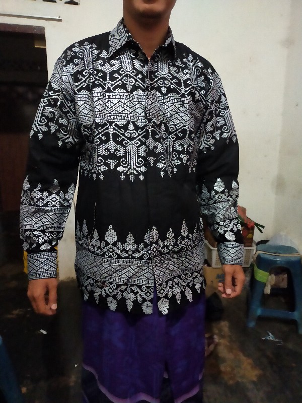 Kemeja Batik Semi Sutra Silky Premium Puring Istimewa