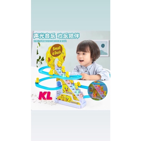 Mainan Anak Slide Tangga Small Duck Bebek - Slide Tangga Music