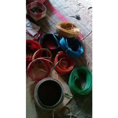 BAHAN TAS ANYAMAN PLASTIK KACA