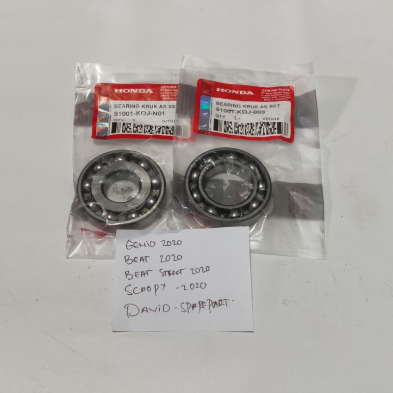 Laher bearing kruk as genio beat Scoopy beat street 2020 / K0J