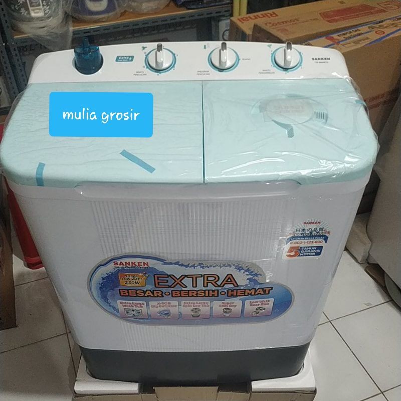 Mesin Cuci Sanken Dua Tabung TW 8660ETG