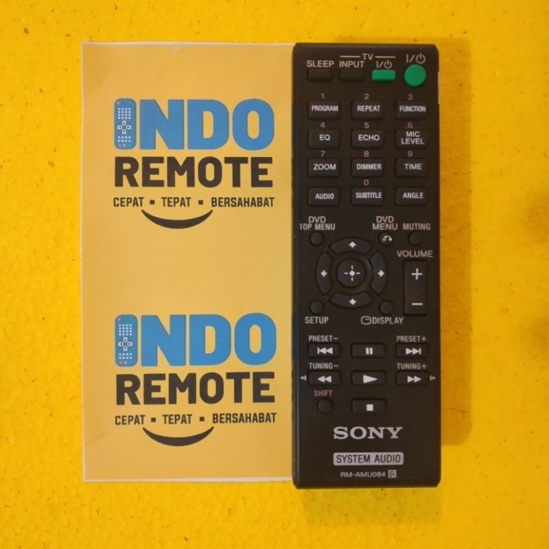 REMOTE DVD SONY RM-AMU084 ORIGINAL