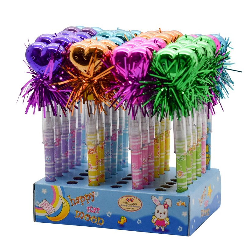

Bensia Pensil Susun Hati Metalik Rumbai 06LM1-4 ( 24 Pc )