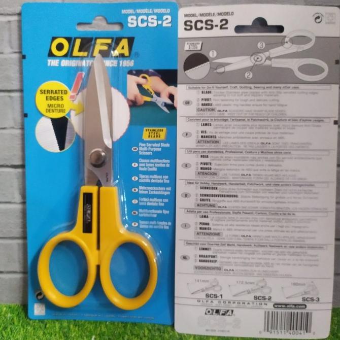 

Gunting Scs-2 Olfa Stainless Steel Blade Terbaru