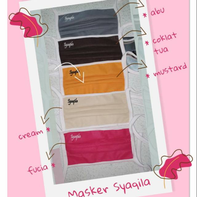 Masker Syaqila hijab