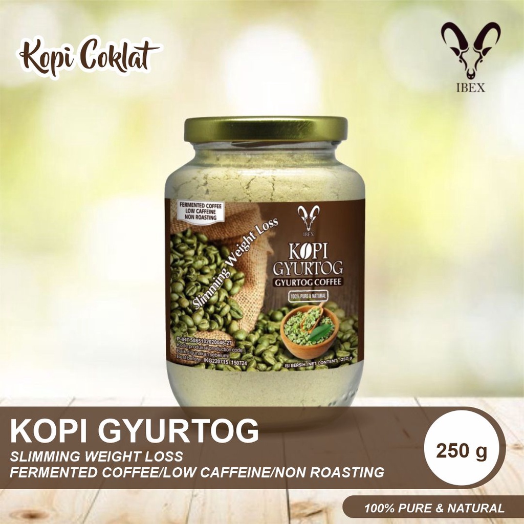 

Kopi Gyurtog / Slimming Weight Loss / Fermented Coffe 250gr - IBEX