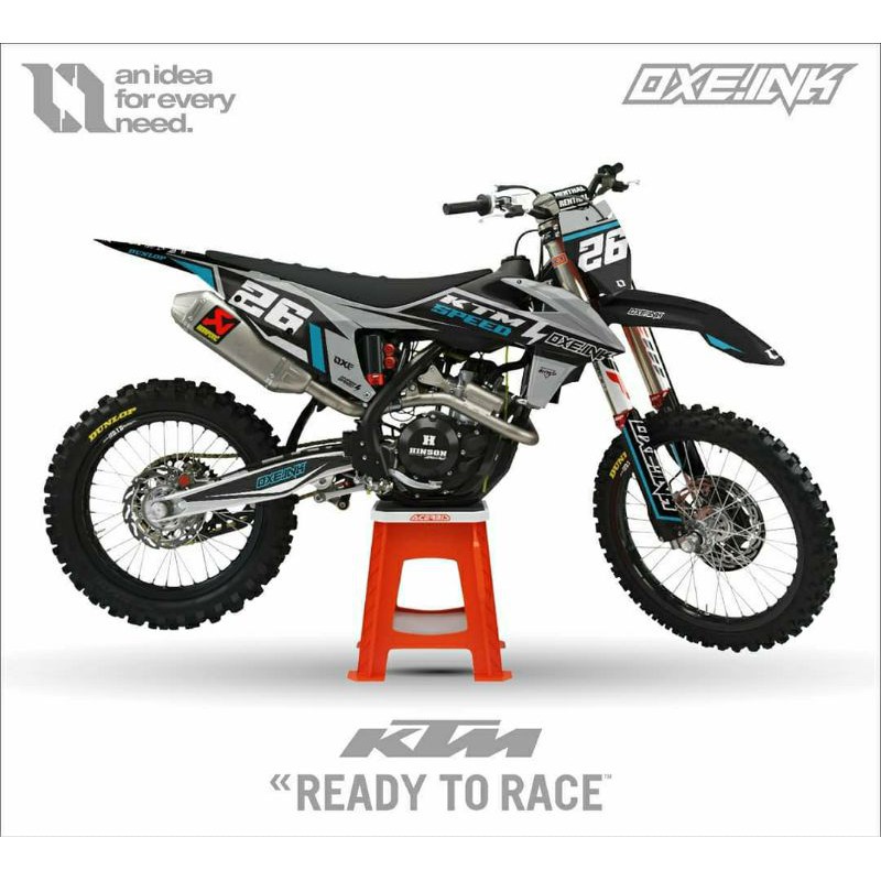 Decal KTM SX EXC 250/125 2020 GREY